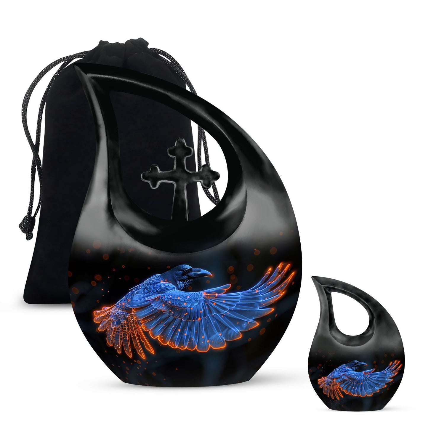 10 inch aluminium The Raven's Mystical Urn 