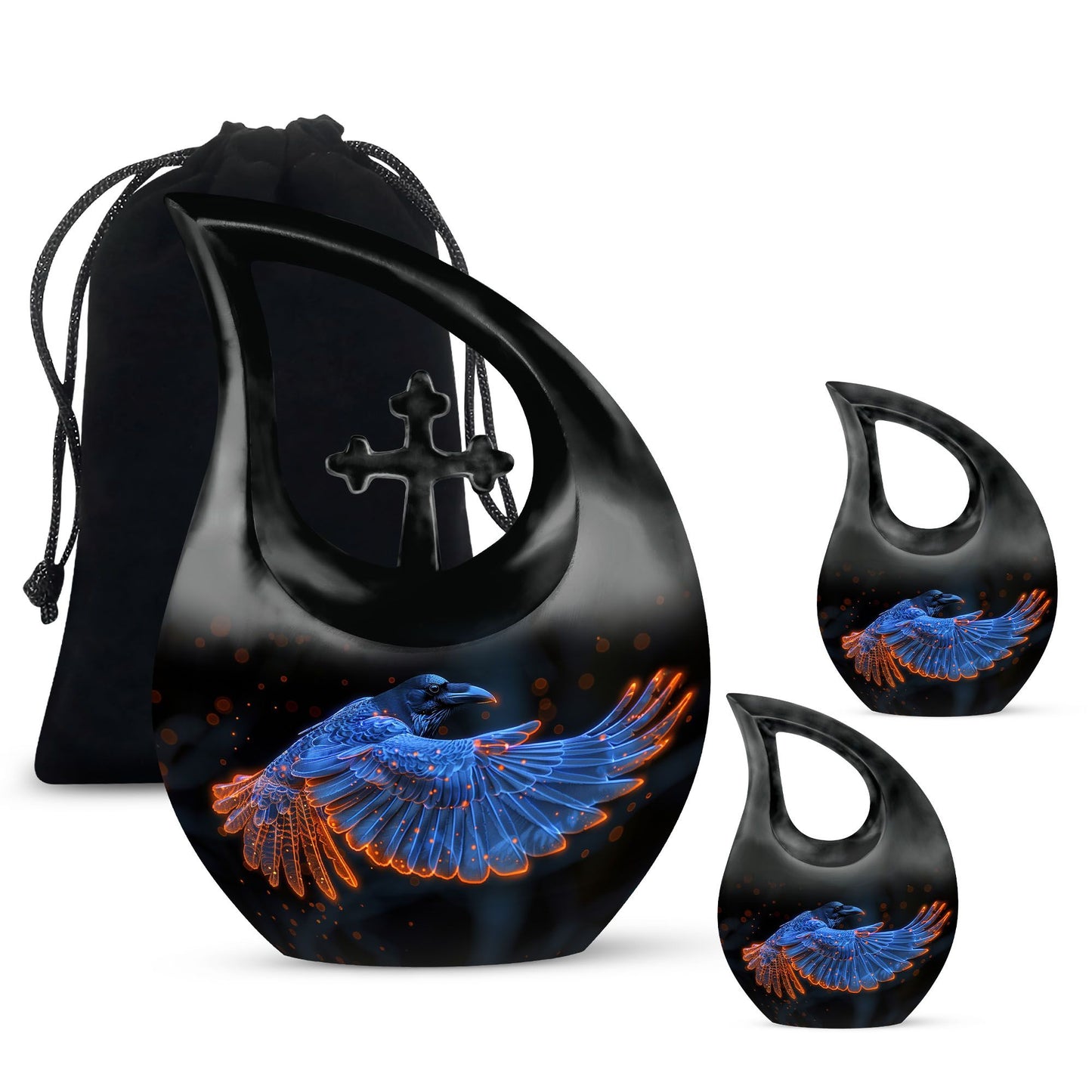 10 inch aluminium The Raven's Mystical Urn 
