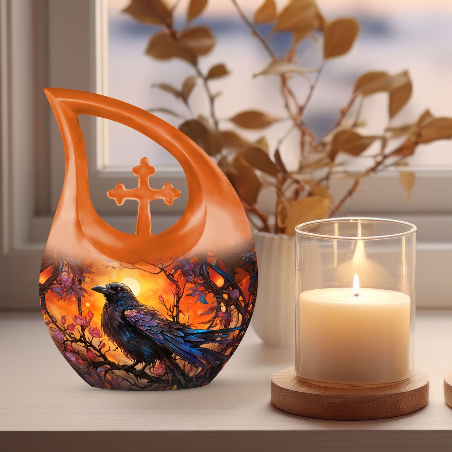 Large 10-inch The Crowned Jewel Urn 