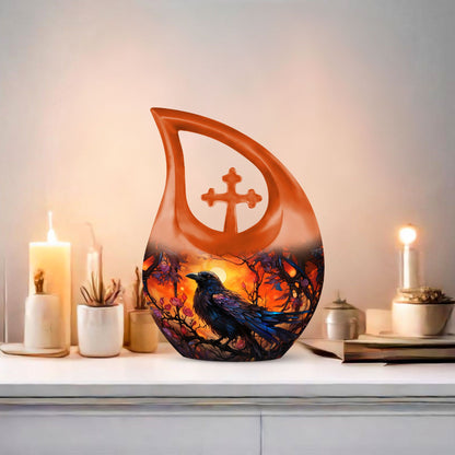 Large 10-inch The Crowned Jewel Urn 