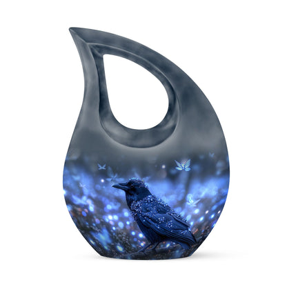 10-inch A Feline's Underwater Cross Drop urn