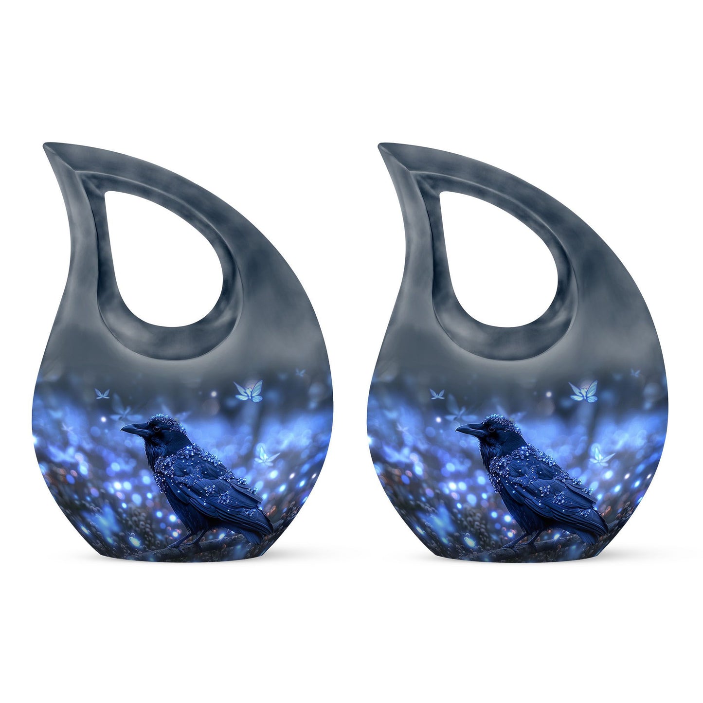 10-inch A Feline's Underwater Cross Drop urn