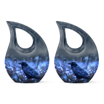 10-inch A Feline's Underwater Cross Drop urn