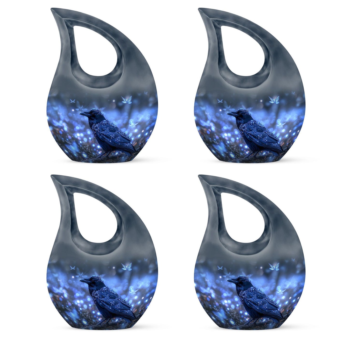 10-inch A Feline's Underwater Cross Drop urn