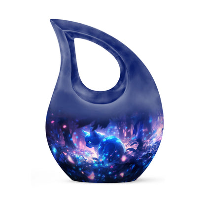 10 Inch A Kitten'S Enchantment Cross Drop Urn