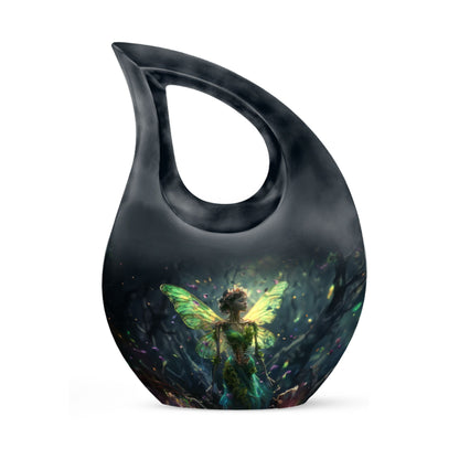 Large 10-inch Aluminium Autumn Fairy's Urn