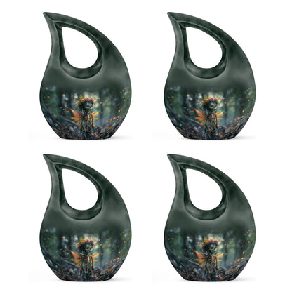 Enchanted Whispers of Cross Drop memorial urn 