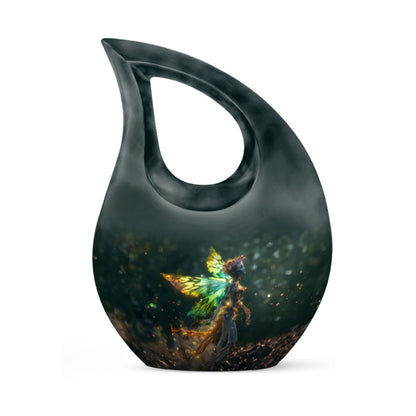 The Ethereal Flame 10-inch Large Aluminium Memorial Urn