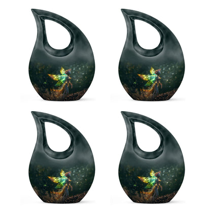 The Ethereal Flame 10-inch Large Aluminium Memorial Urn