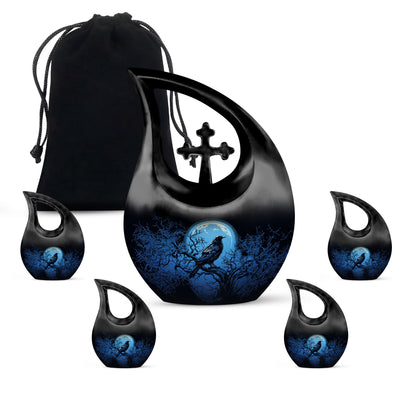 10-inch The Raven's Moonlit Urn,