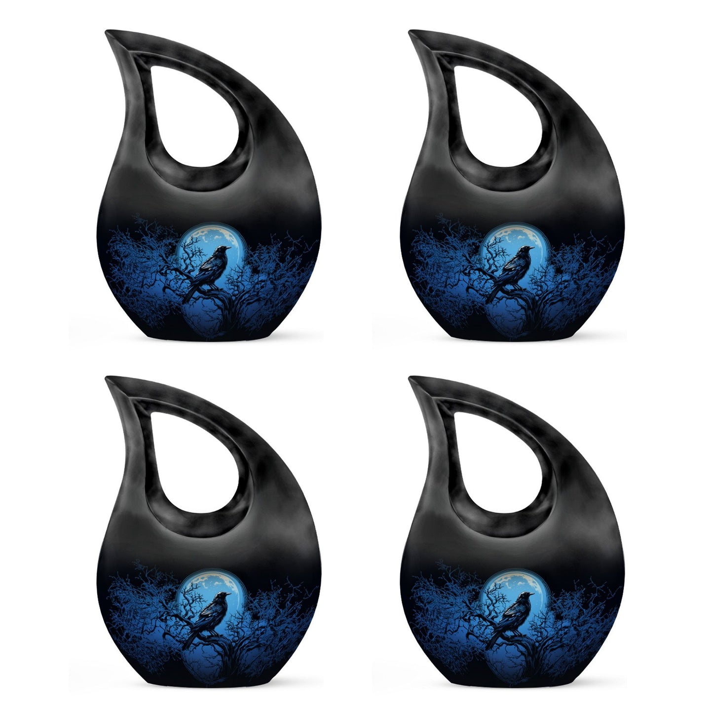 10-inch The Raven's Moonlit Urn,