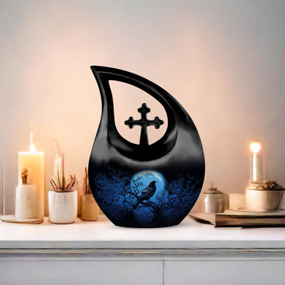 10-inch The Raven's Moonlit Urn,