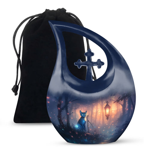 10-inch The Cosmic Feline's Urn,