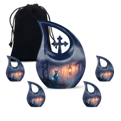 10-inch The Cosmic Feline's Urn,