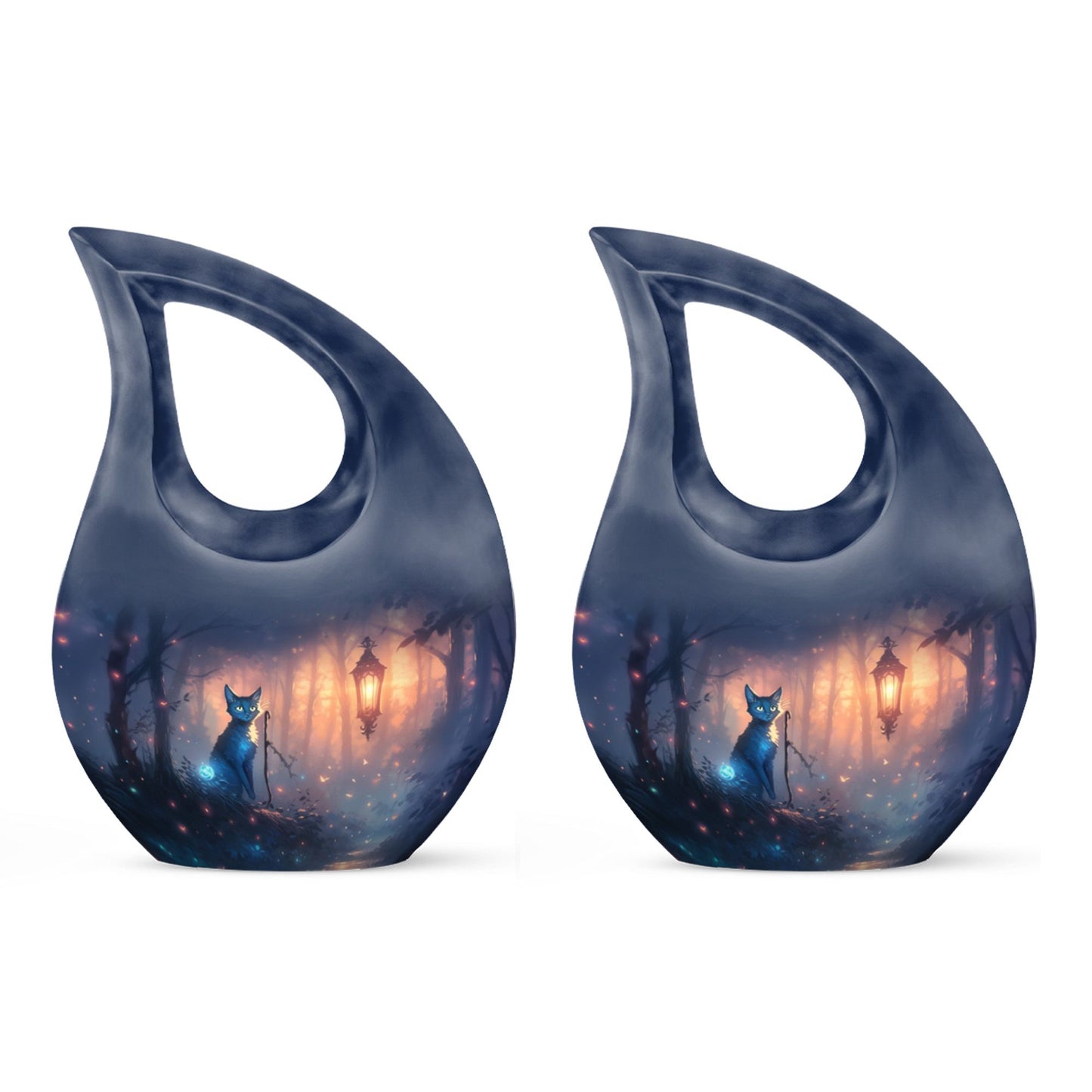 10-inch The Cosmic Feline's Urn,