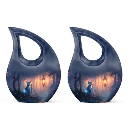 10-inch The Cosmic Feline's Urn,