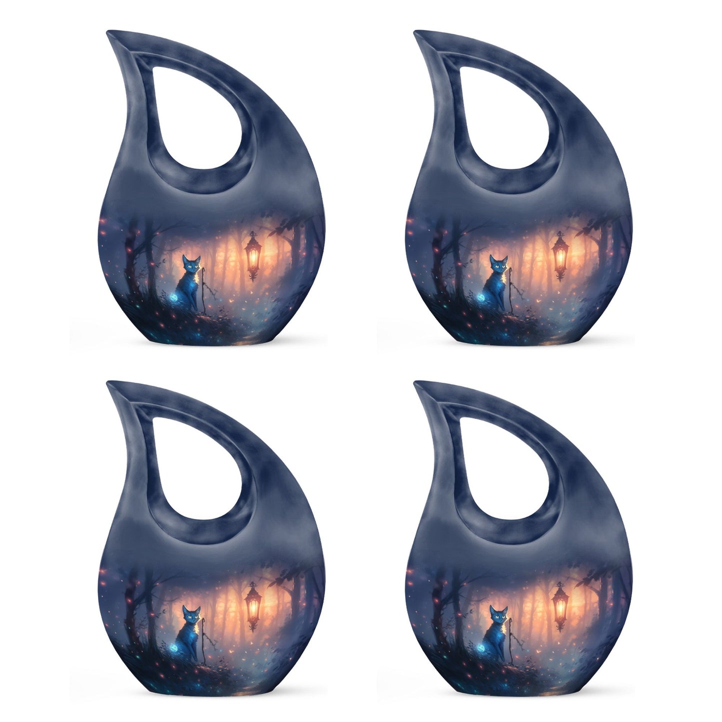 10-inch The Cosmic Feline's Urn,