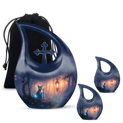10-inch The Cosmic Feline's Urn,