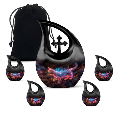 10-inch Symphony of Cross Drop Biodegradable Urn 