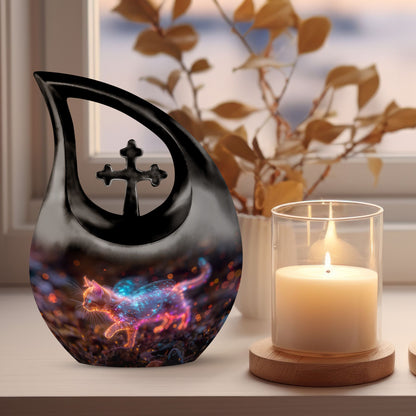 10-inch Symphony of Cross Drop Biodegradable Urn 