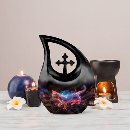 10-inch Symphony of Cross Drop Biodegradable Urn 
