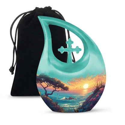Stylish Winter Spirit Urn, 