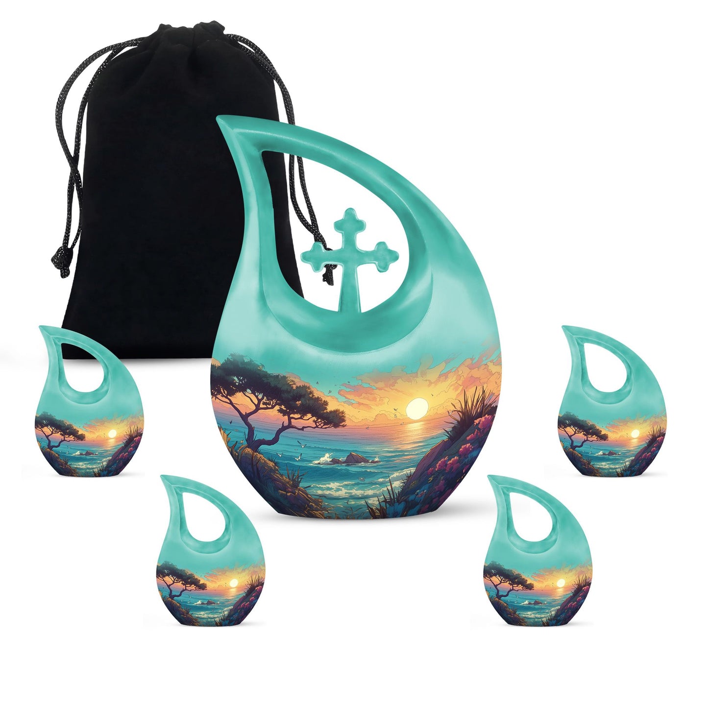 Stylish Winter Spirit Urn, 