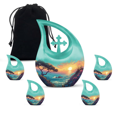 Stylish Winter Spirit Urn, 