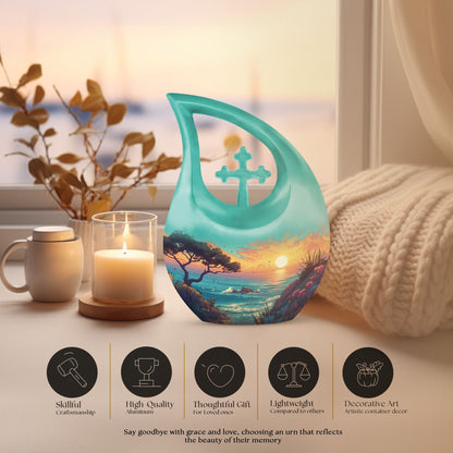 Stylish Winter Spirit Urn, 