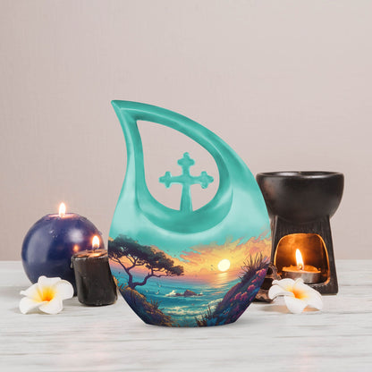 Stylish Winter Spirit Urn, 