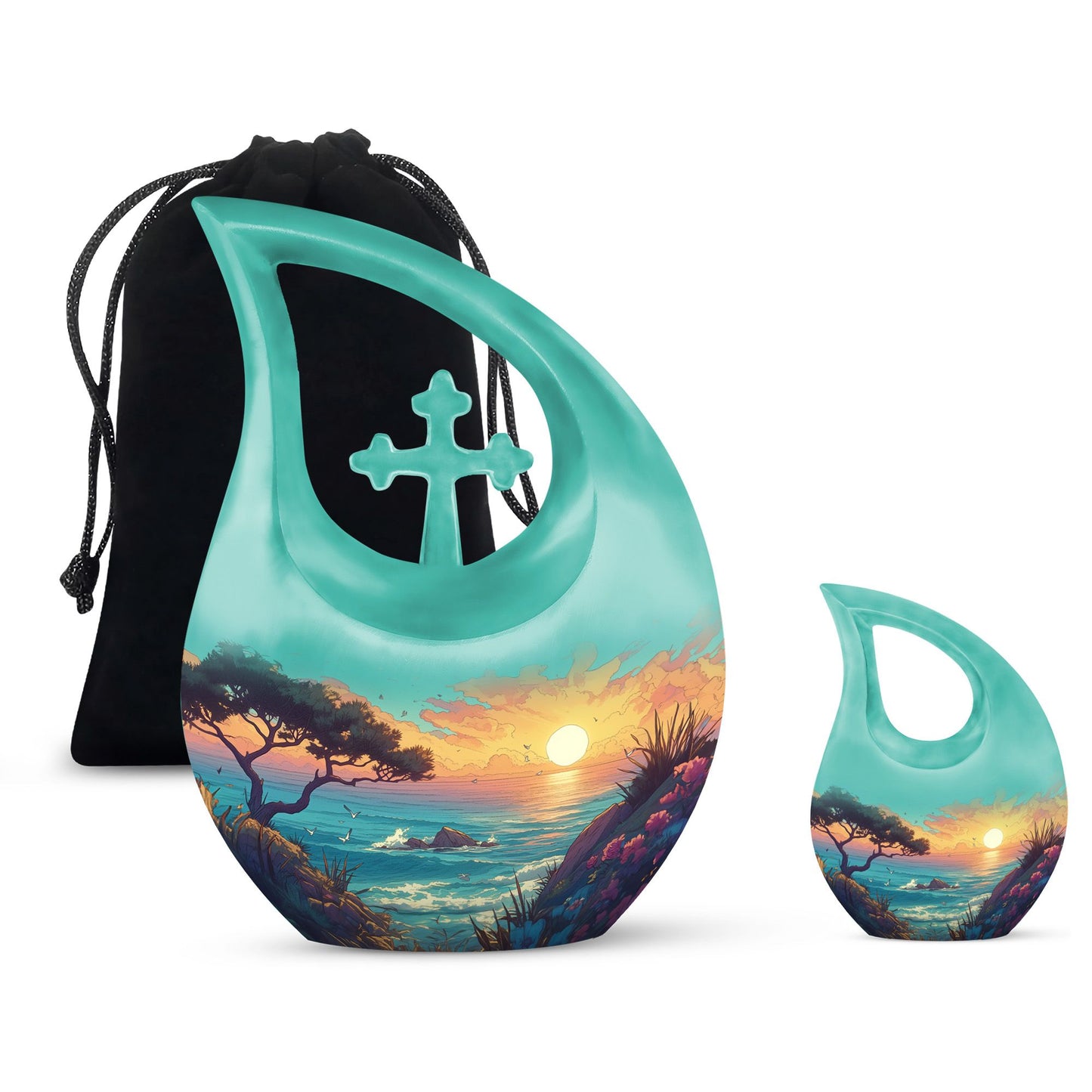 Stylish Winter Spirit Urn, 