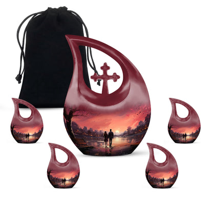 10-inch Moonrise Majesty Over urn,