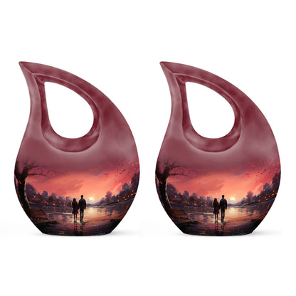 10-inch Moonrise Majesty Over urn,