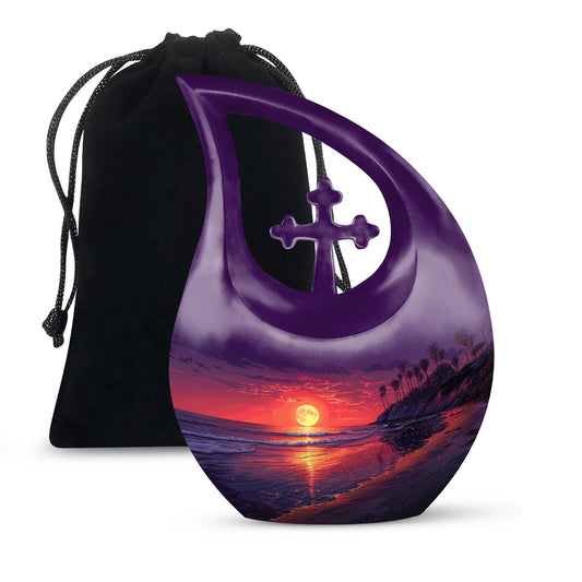 10 inch Tropical Twilight Urn 