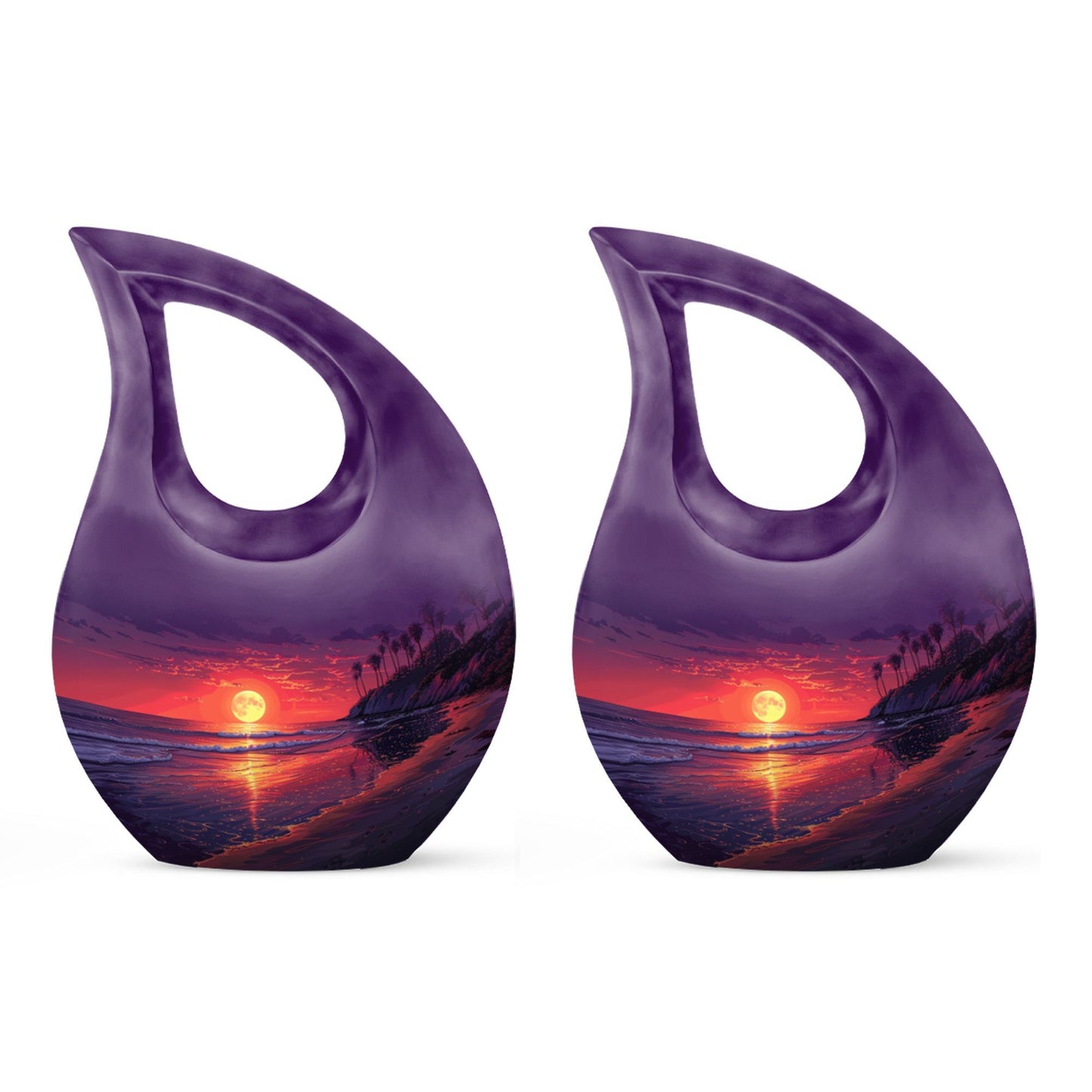 10 inch Tropical Twilight Urn 