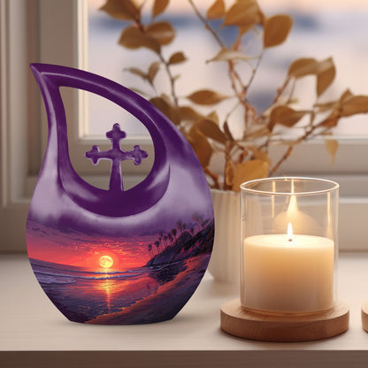10 inch Tropical Twilight Urn 