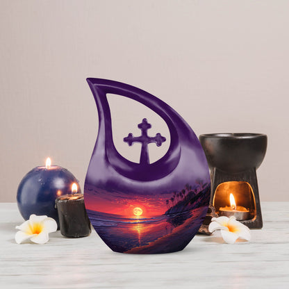 10 inch Tropical Twilight Urn 
