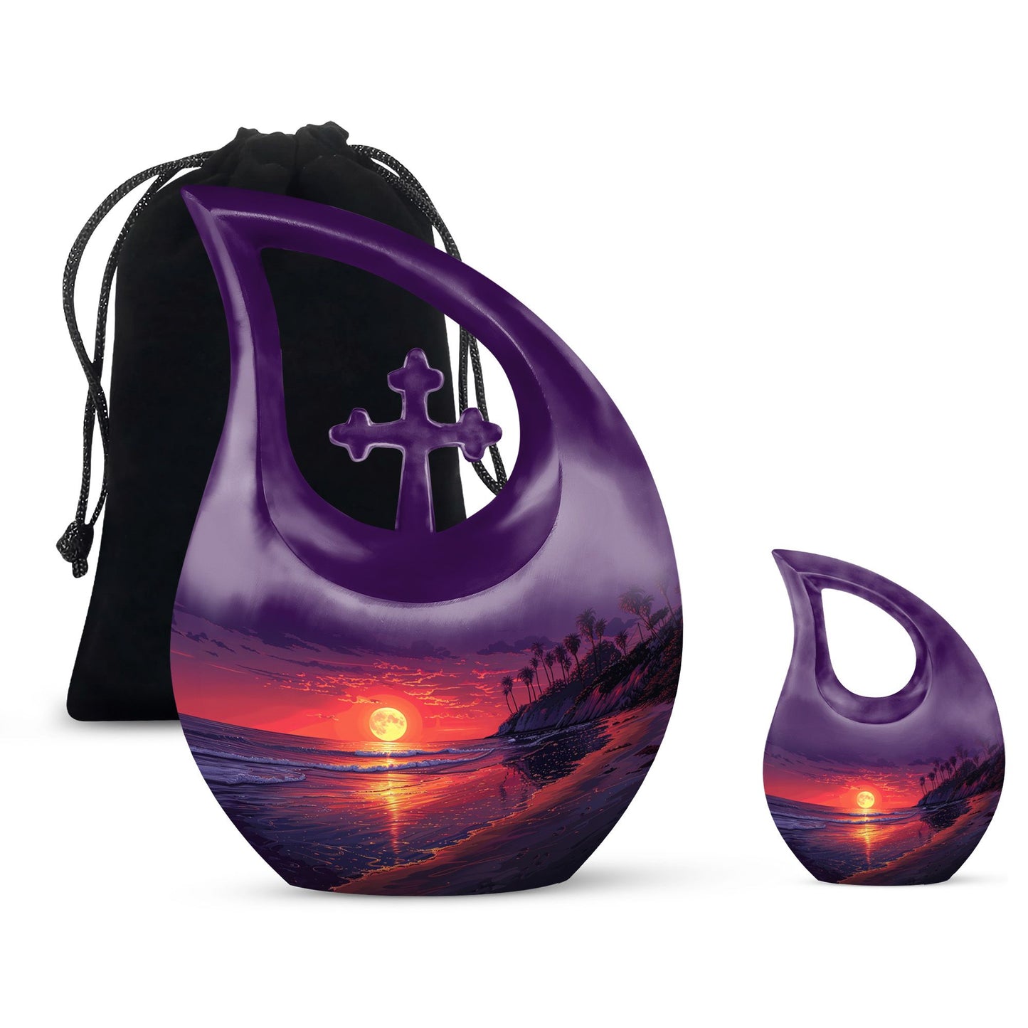 10 inch Tropical Twilight Urn 