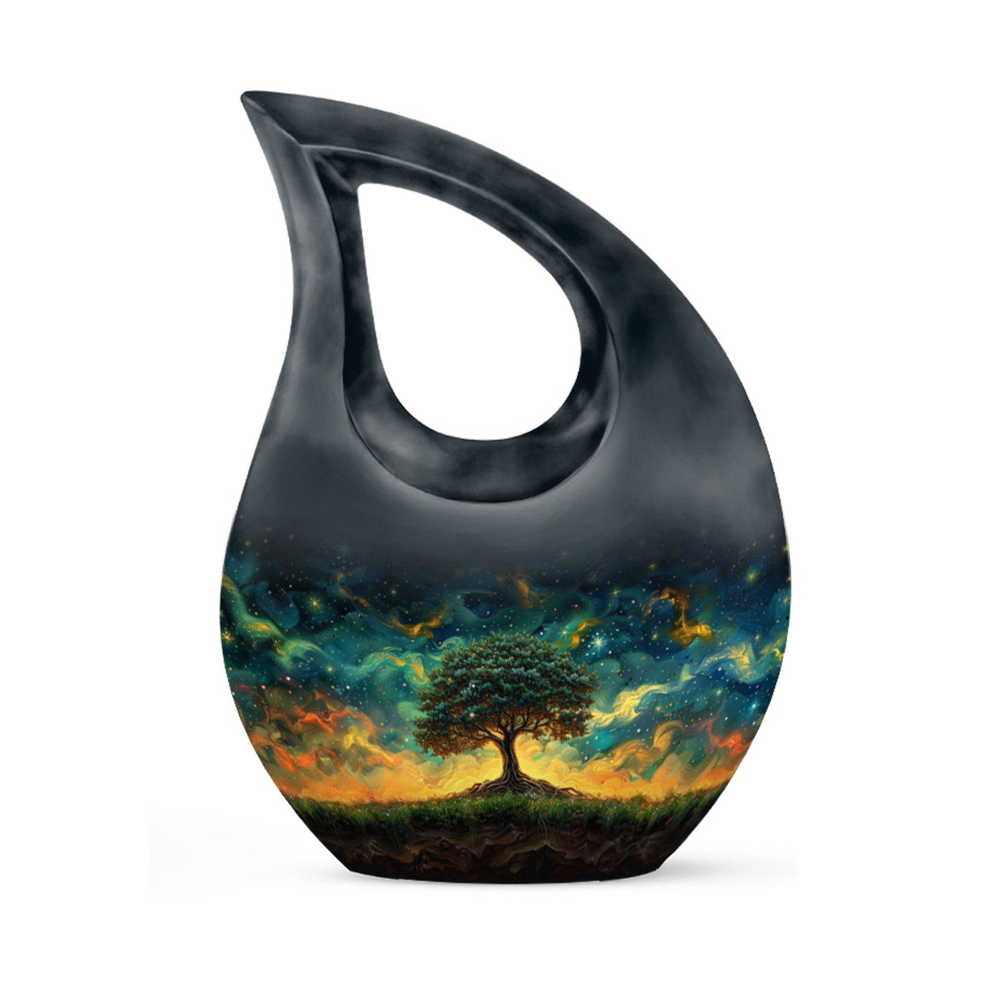 10-inch Cross Drop Cosmic Ballet Urn