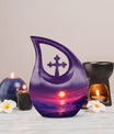 Crimson Moon Cross Drop Memorial Urn 
