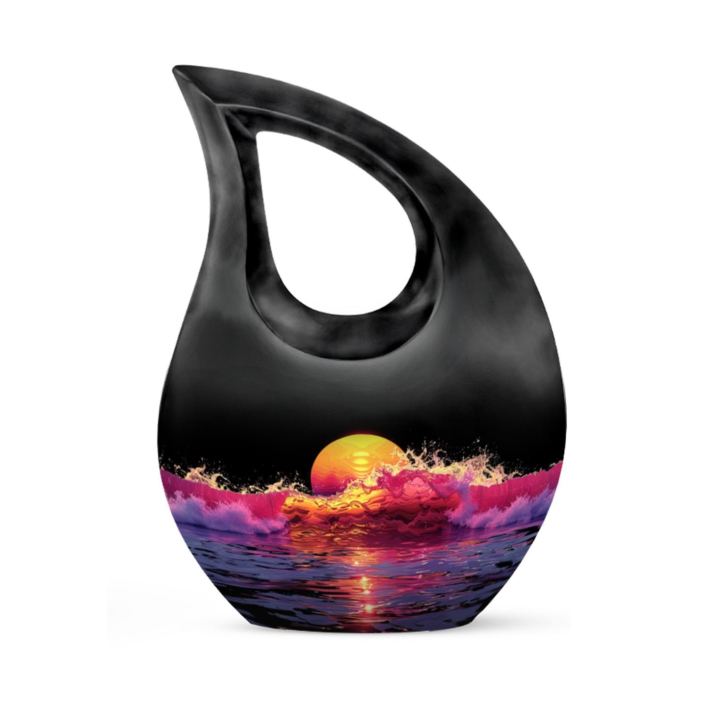 Crimson Moon Urn