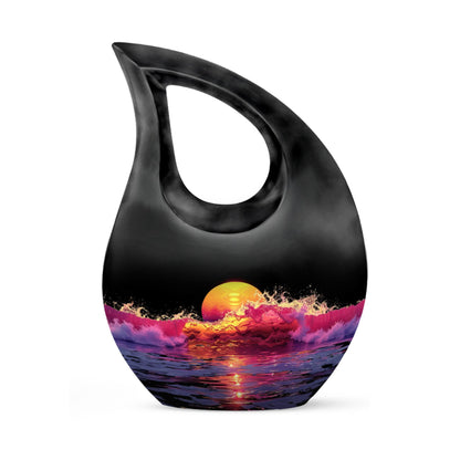 Crimson Moon Urn