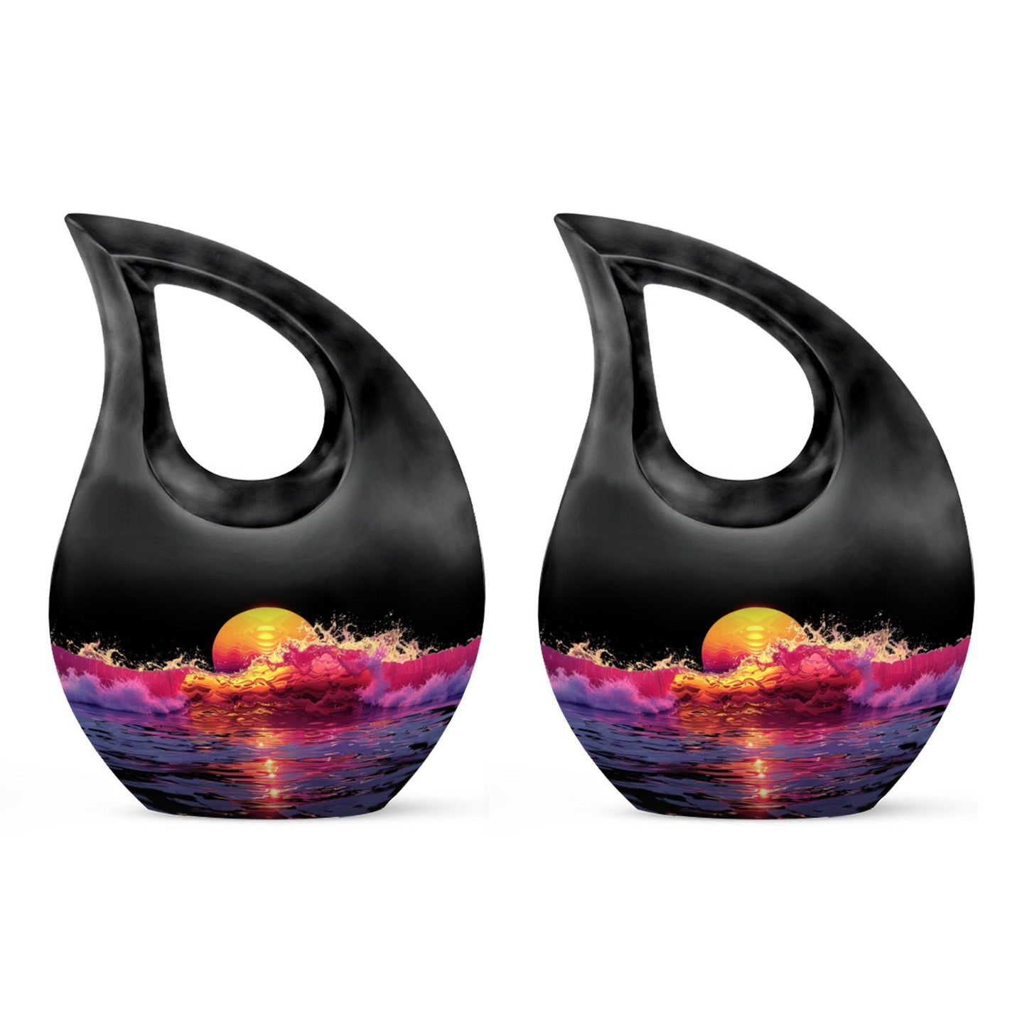 Crimson Moon Urn