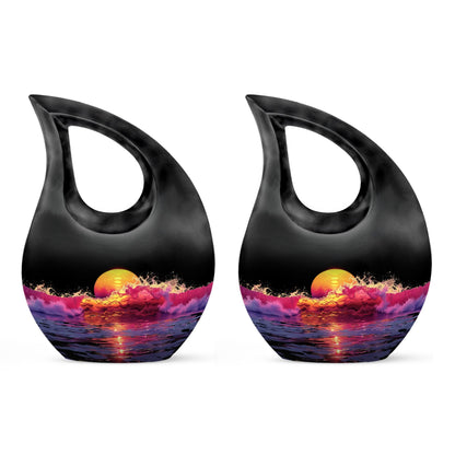 Crimson Moon Urn