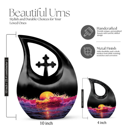 Crimson Moon Urn