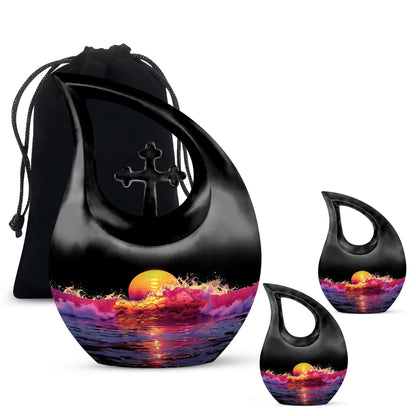 Crimson Moon Urn