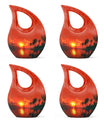 10 Inch Crimson Moon Urn 