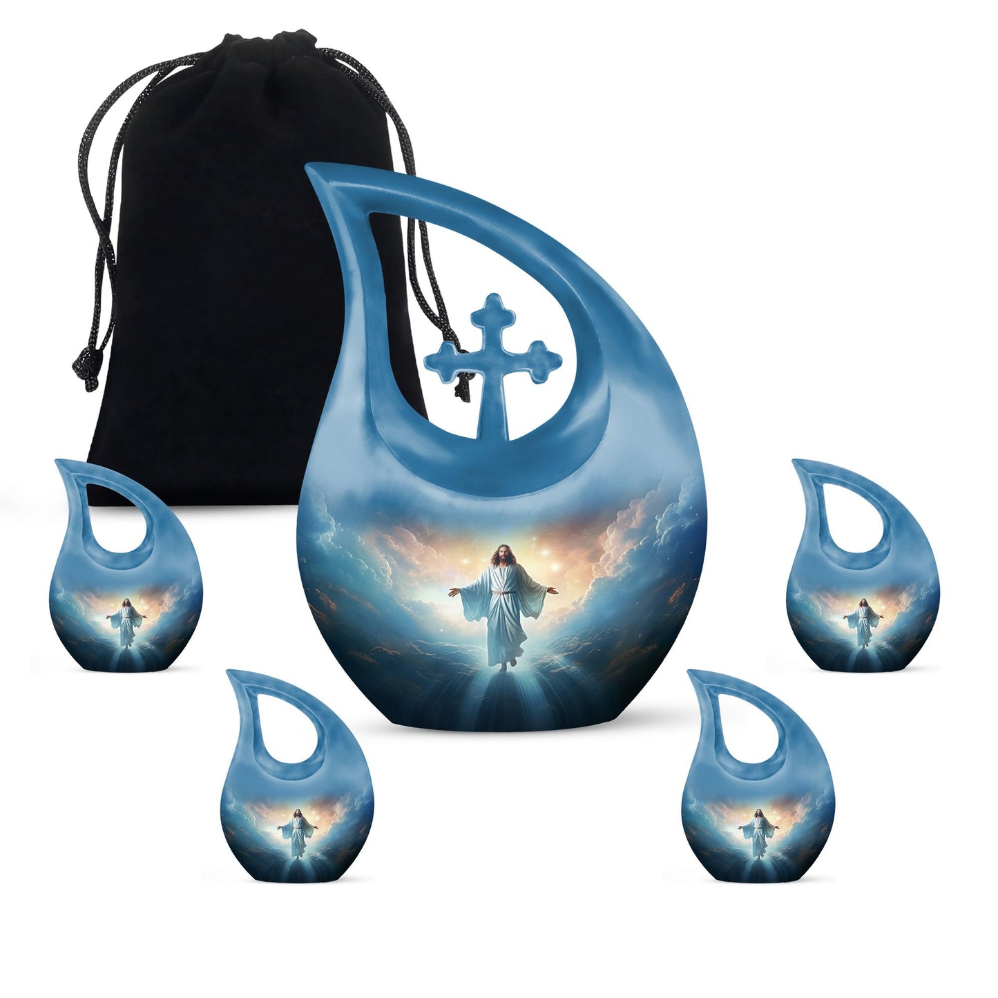 10 Inch Jesuses memorial urn 