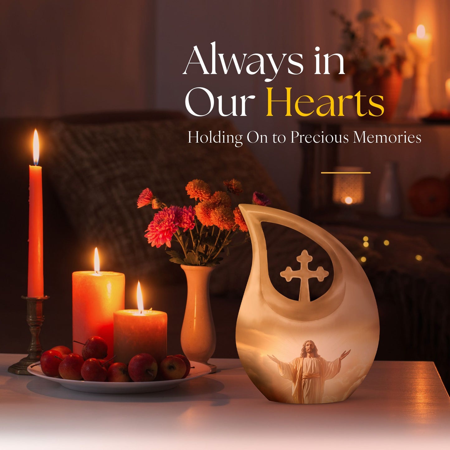 10-inch Jesuses Urn,
