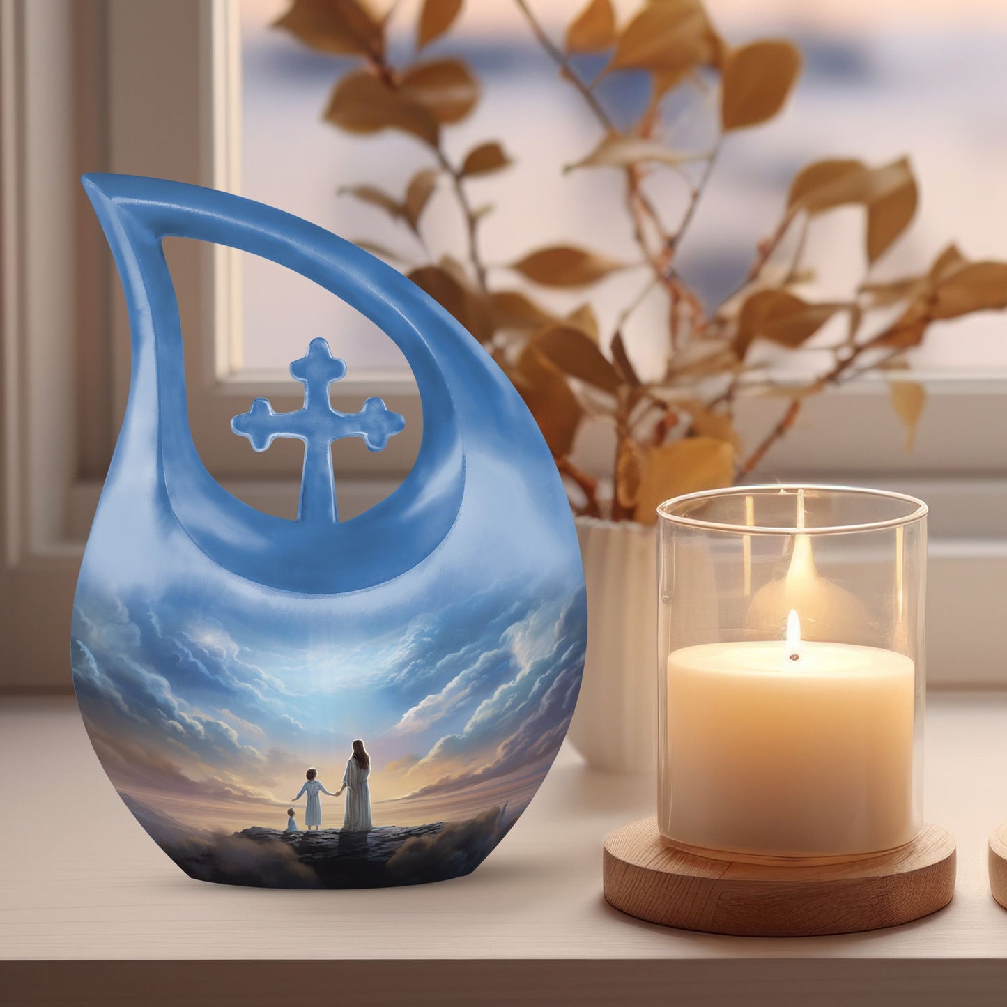 10-inch large Angels Urn